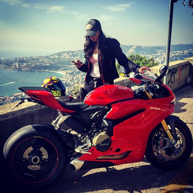 I'm one of those girls! 🏁  Panigale1299s  Ducati  1299s  BikerChick ... (Harîssa, Mont-Liban, Lebanon)