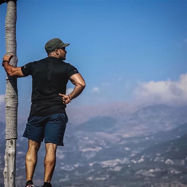 I’ve got some calves 💪🏼😏  Lebanon  vacation  hiking  nature  onthetop ...