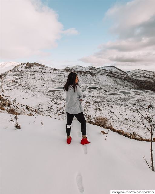 i will never get over this view 🏔❄️-Usually, i edit my own photos on... (Lebanon)