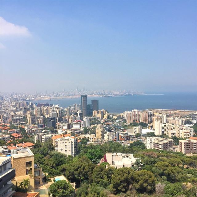 I will terribly miss this stunning view! What an amazing few weeks this... (Beirut, Lebanon)