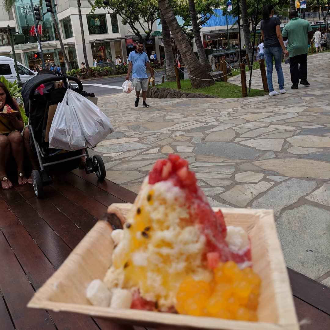  icecream  sweetlovers  sweet  food  yummy  delicious  hawaii  usa ... (Waikiki, Hawaii)