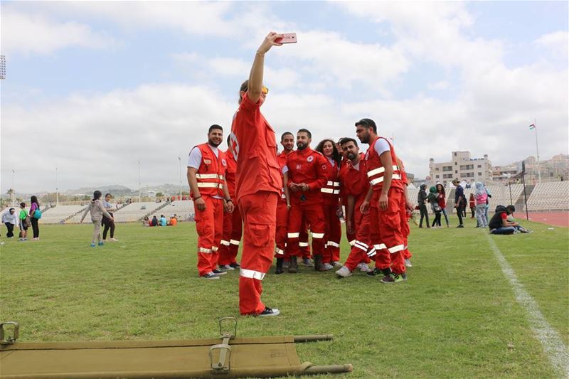 If everybody is safe, smile!!! :) redcross  redcrosslebanon ... (Saïda, Al Janub, Lebanon)