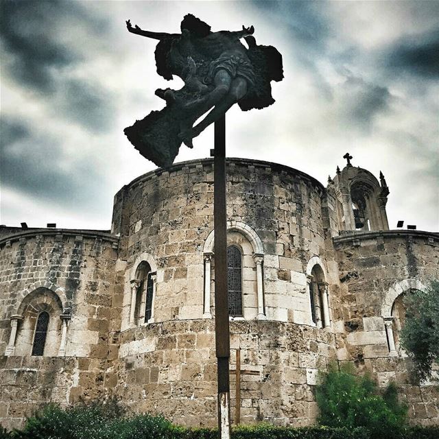 If He asks much of you, it is because He knows you can give much ~Pope... (Eglise Saint Jean Marc - Byblos)