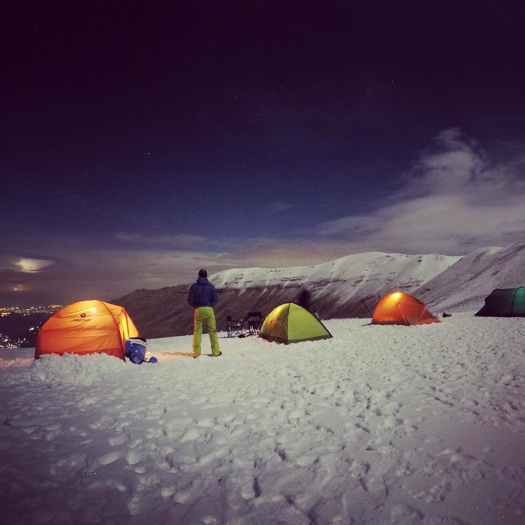 If it does not come to you, go for it 😎❄️🏔... camping  snow  cedars ... (Lebanon)