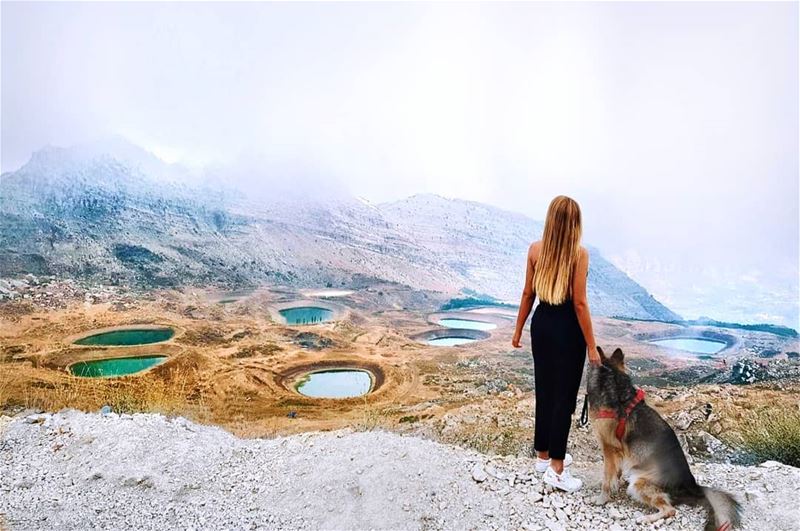 If it wasnt for dogs, some people would never go for a walk 🐶🌏 (El Laqloûq, Mont-Liban, Lebanon)