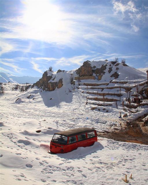 If nature takes over what humans made.❤️ awesomeearth  nakedplanet ... (The Cedars of Lebanon)