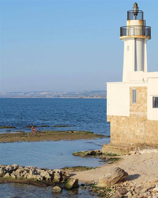 If you are lucky enough to live by the sea you are lucky enough 💙. @tyrepa (Tyre, Lebanon)