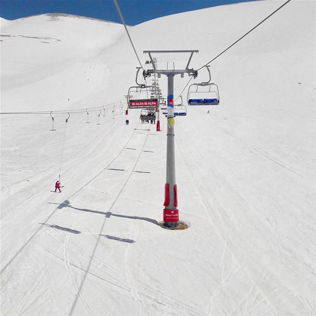 If you didn't get enough snowy vibes in your lungs this winter, go to El... (Téléskis des Cèdres - Cedars Ski Resort - Arz)