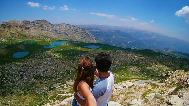 If you lose us, you know where to find us  themountaineers always ... (Akoura, Mont-Liban, Lebanon)