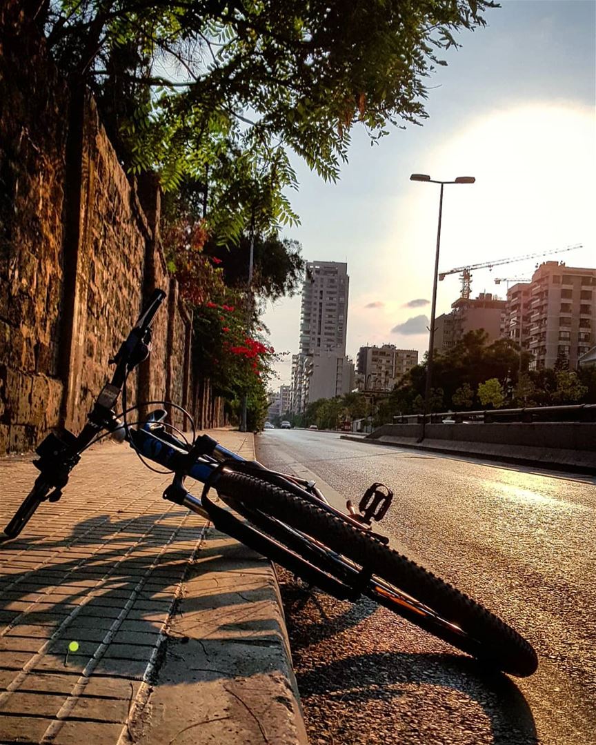 If Your Schedule costs your Mind.. Your Freedom costs your Heart..🚲🍃🍃🍃 (Beirut Hippodrome)