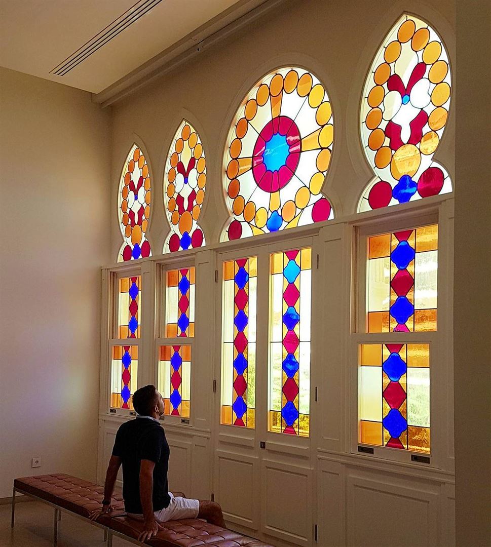 In nature, light creates the color. In the picture, color creates the... (Sursock Museum)
