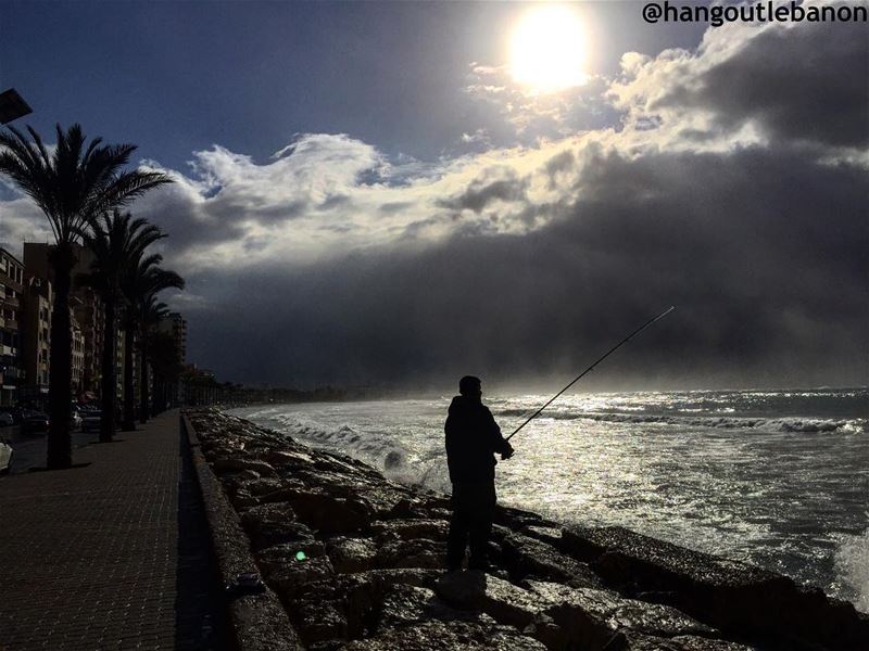 In  Sour they do not fear the  sea ! Because it is their lovely neighbour ! (Tyre, Lebanon)