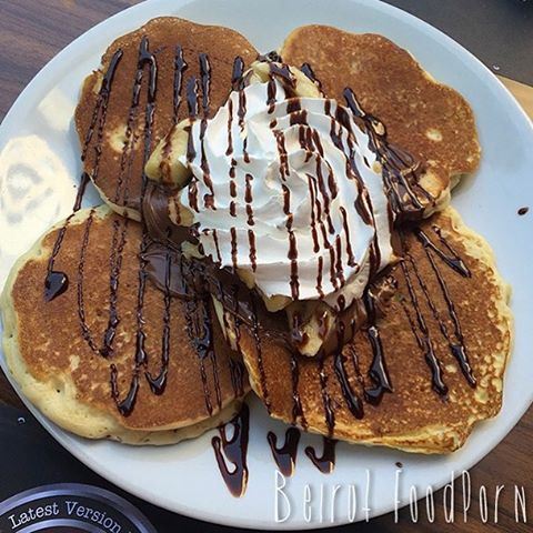 In the mood for these pancakes, specifically these pancakes. ❤️🙈 Credits to @Beirutfoodporn (Latest Version Diner)