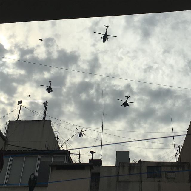 Independence Helicopter (Hamra street , Beirut - شارع الحمرا ، بيروت)