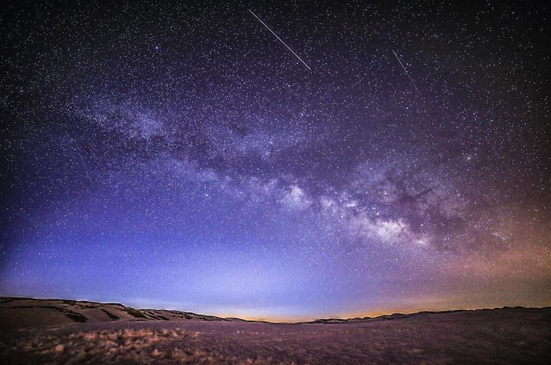 Indescribable beauty  milkyway ...  February night sky ✨ (Jerd El Akoura)