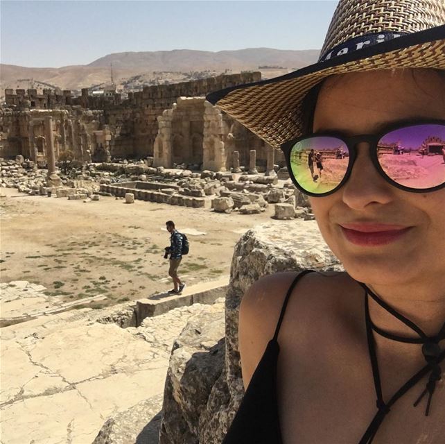 Indiana Jonesing near the Syrian border among the ruins of Baalbek. You... (Baalbek, Lebanon)