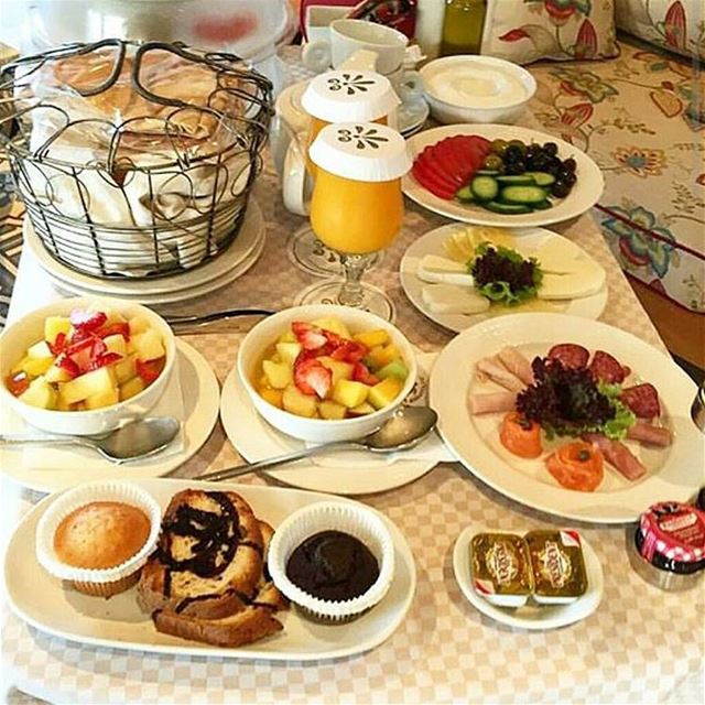 Indulge yourself in a heavenly breakfast!By @beirutfood breakfast...