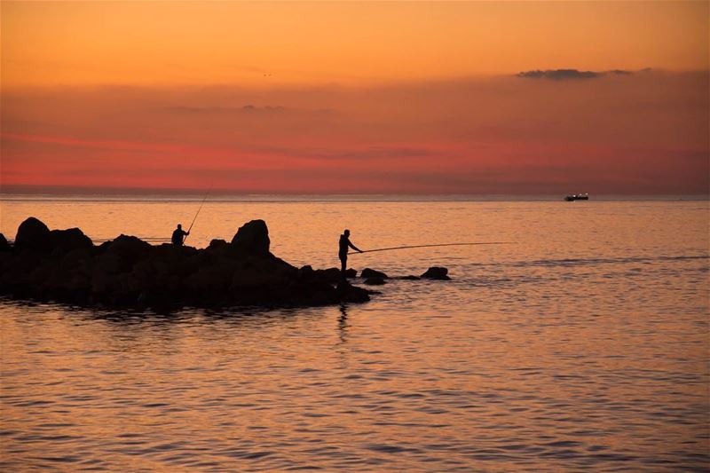 Infinity... shot in  tripoli  lebanon  tripolilebanon  fisherman ...