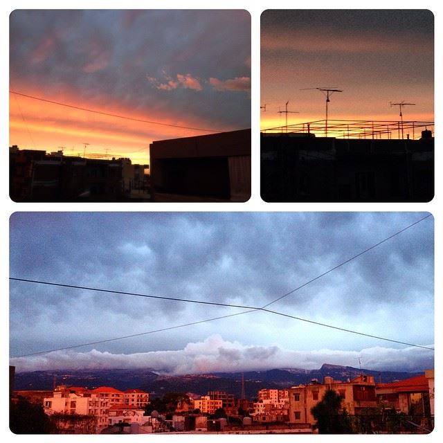  insta_lebanon  sunset  clouds  golden  colors  white  cloud  snowonthway ...