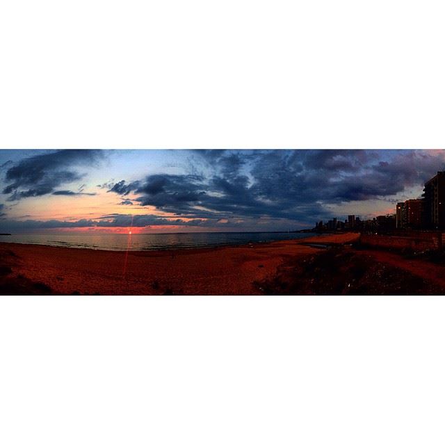  InstaSize  panoramic  sunset  view  ramletbayda  beirut  lebanon ...