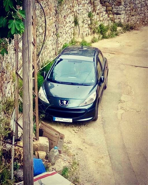 Is that a safe parking spot?  lebanon  mountains  nature  niceday  parking...