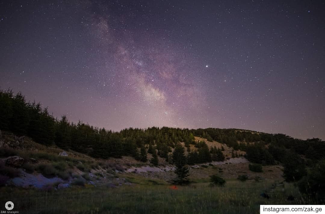 Is there anybody OUT THERE? milkywaychasers  nightview  lebanon ... (Lebanon)