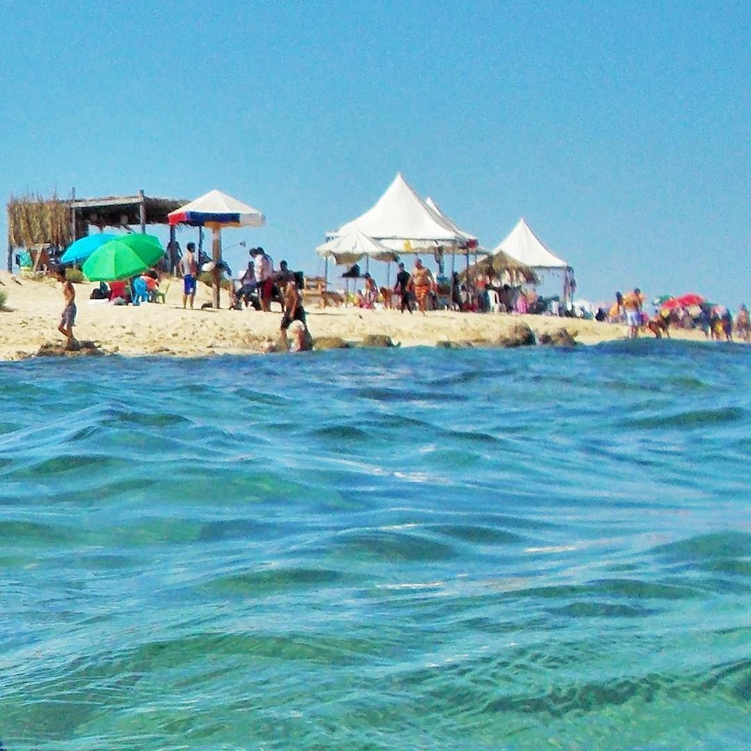 "Island"ing 🌊🌊🌊  Beautiful  refreshing  day  Keepcalm   Mediterranean ... (Rabbits Island- El Mina.)