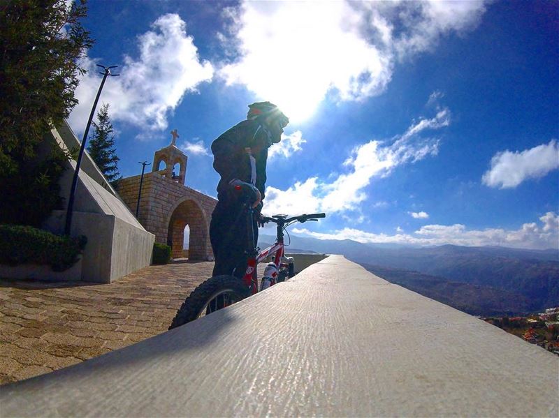 It always looks better from the 🔝 ⛪️🔆� (Saydet El Hosn - Ehden)