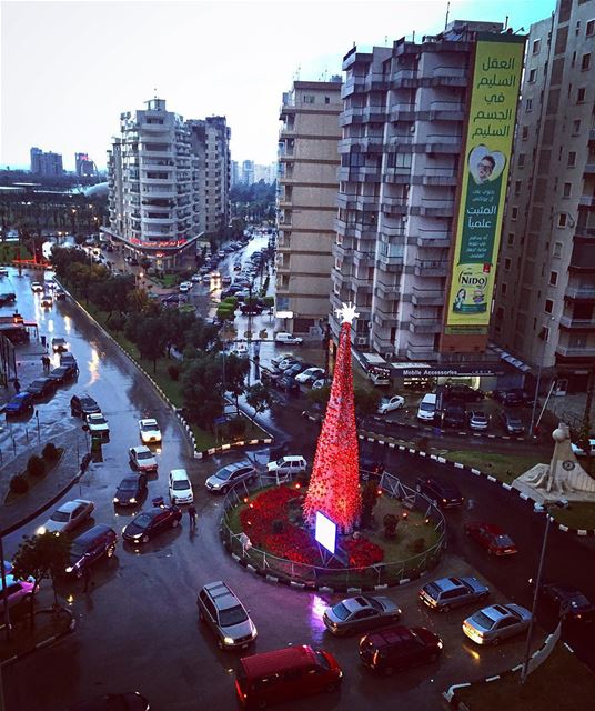 It feels so warm under the rain! rain  winter  town  city  tripoli ... (Tripoli, Lebanon)