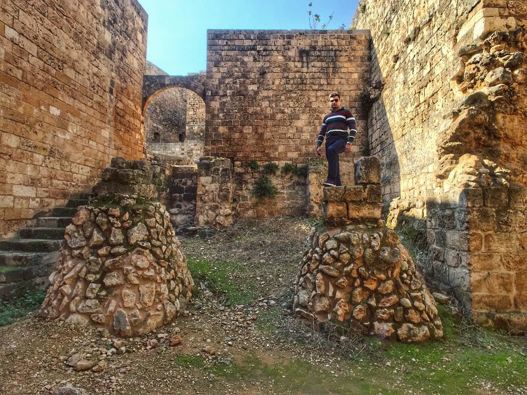It is an amazing feeling when you stand in a place makes you feel of your... (Romanian Castle - Tripoli)