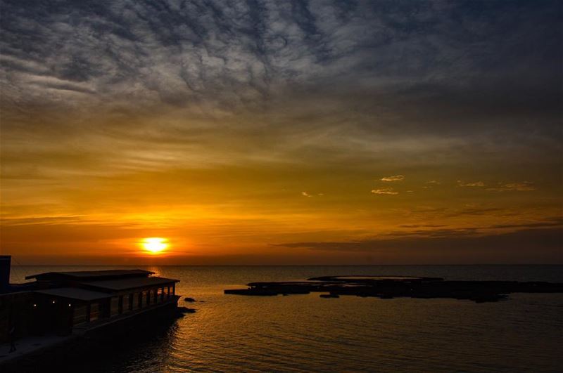 It is said wherever the Man’s Heart is Home home  sunset  tramonto ... (Byblos Sur Mer)