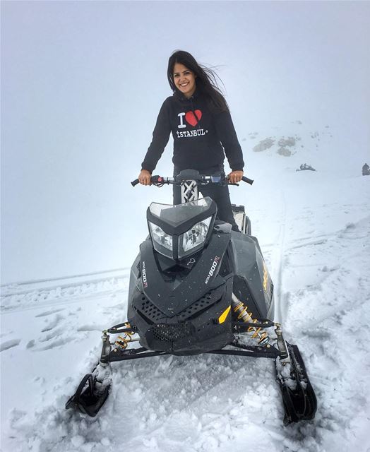 It's almost that time of the year 💃🏻 snowmobile  snow  winteriscoming ... (Mzaar Kfardebian)