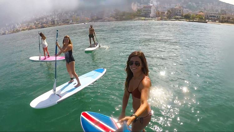 It’s always sunny with Surf Shack! ☀️• SUP Lessons & RentalsFor more... (Surf Shack Lebanon)