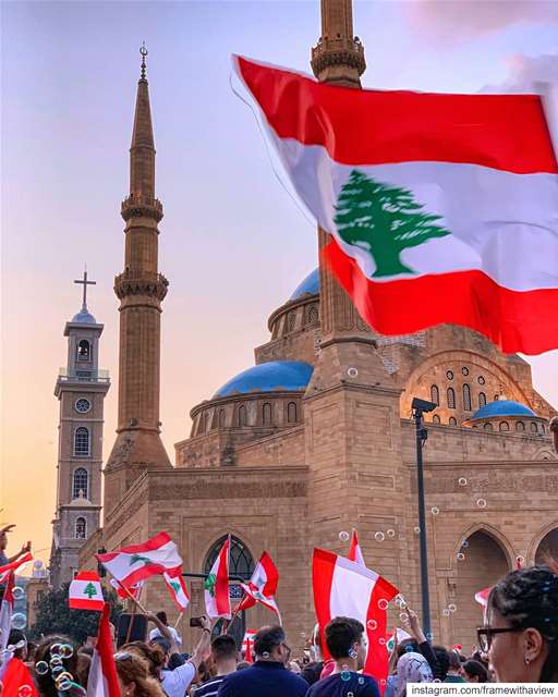 It's Day 7 of the revolution and it’s the first time since it started that... (Beirut, Lebanon)