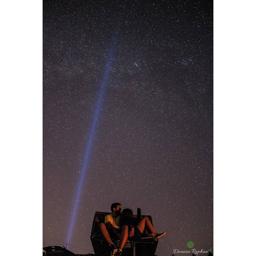 "It's the kind of kiss that inspires stars to climb into the sky and light... (Akoura, Mont-Liban, Lebanon)