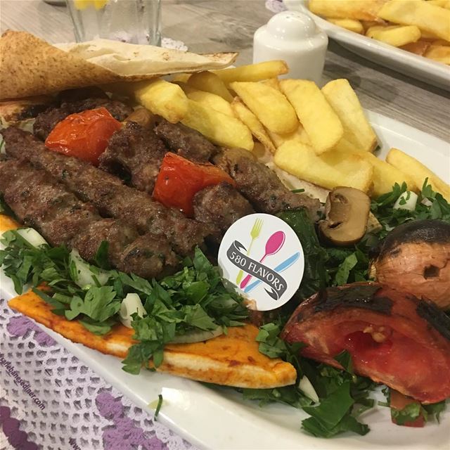 It’s time for some Kafta & kebab 😍😍 @ksarlebanesediner  jbeil  byblos .... (Ksar, Byblos)