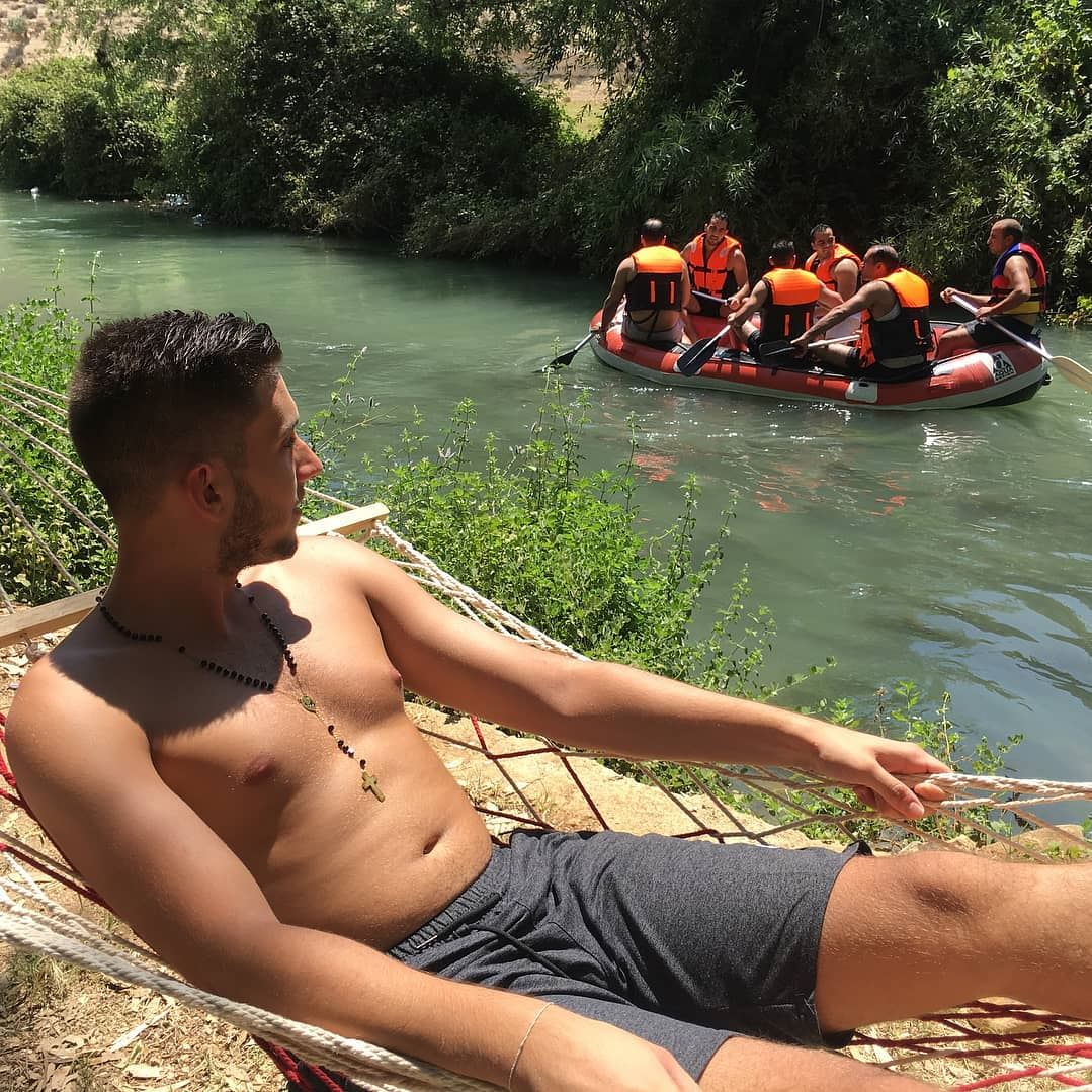 It's time to relax by @micho_harb fun  raftingtrip  assiriver  assi_river... (El Hermel, Béqaa, Lebanon)