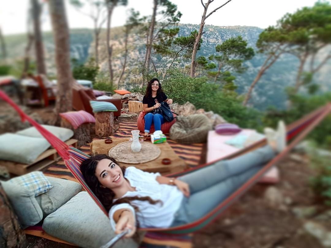 It's time to take a break 💆• freia  relax  break  nature  selfie ... (Lebanon)