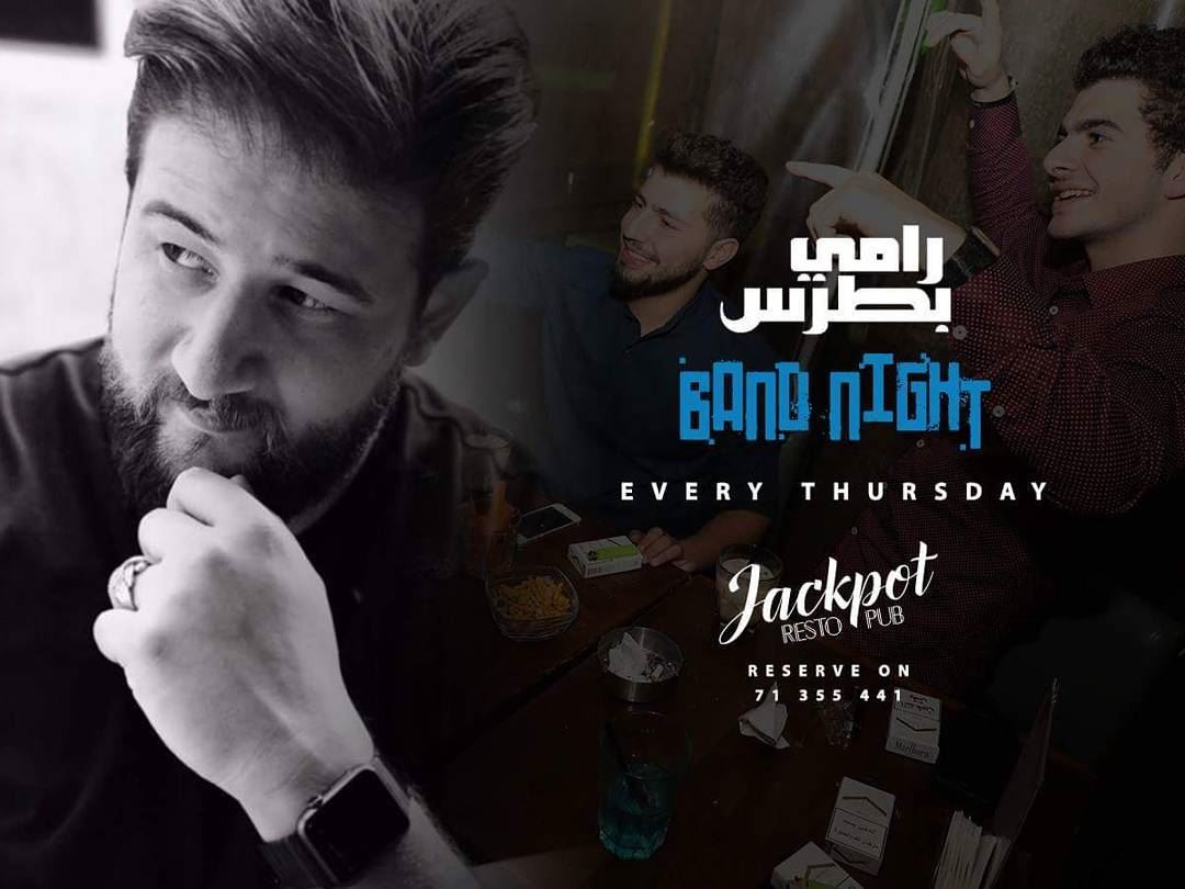 It's tonight!! Rami M Boutros will take on the stage at Jackpot - Jounieh...