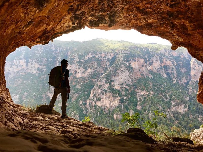 It was a caving weekend! This is the first cave............... (Ouâdi Qannoûbîne, Liban-Nord, Lebanon)