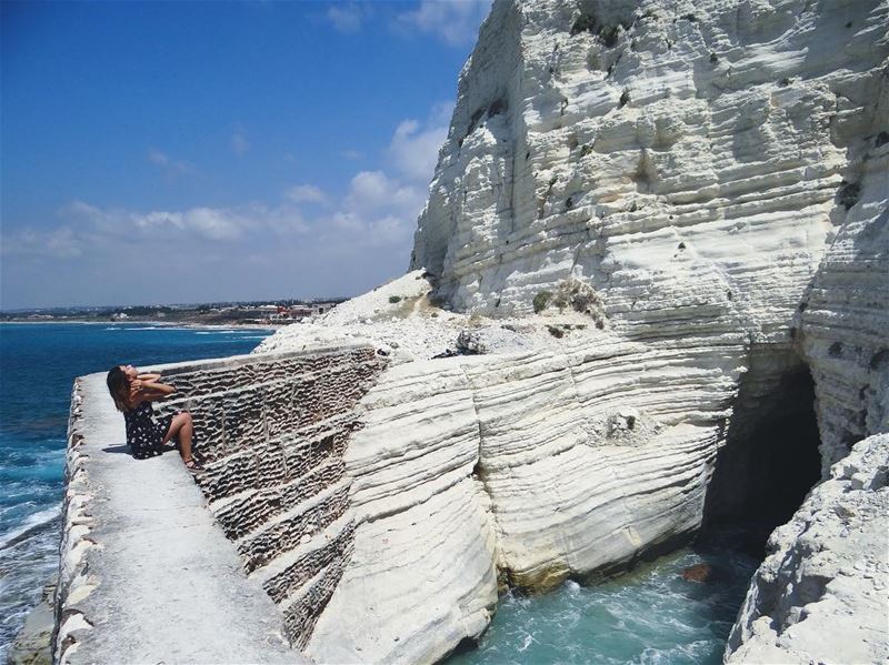 It was here where we first learned to breathe. 🌊 (الناقورة / Al Naqoura)