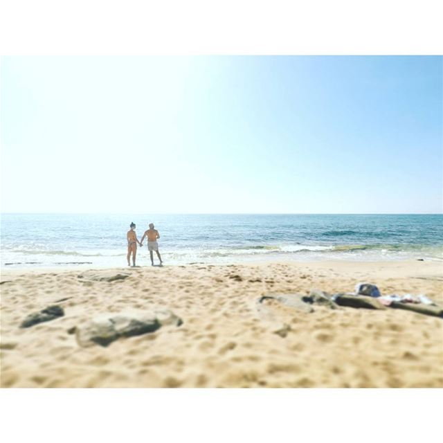 It was literally us and the extraordinarily clear  sea. A  gopro could do... (Naqoura)