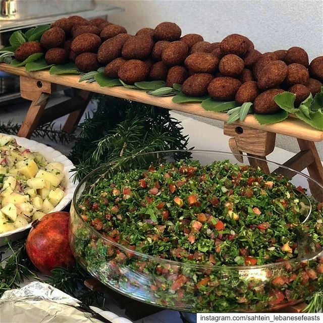 It was our pleasure to put together this traditional Lebanese food spread...