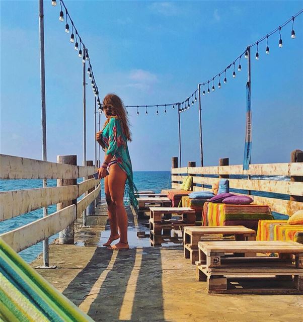 It was ʟøṽε at first sight, the day I met the beach 🏝💙 (Byblos)