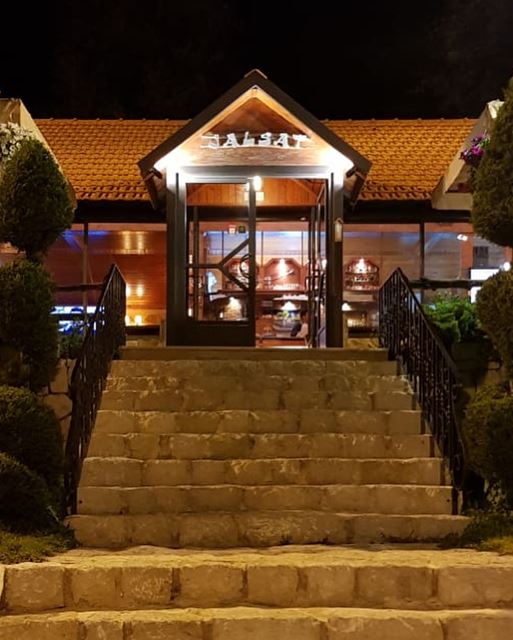 Jalsat by night 😍  restaurant  beirut  lebanon  mountains  nature  venue ... (Jalsat)