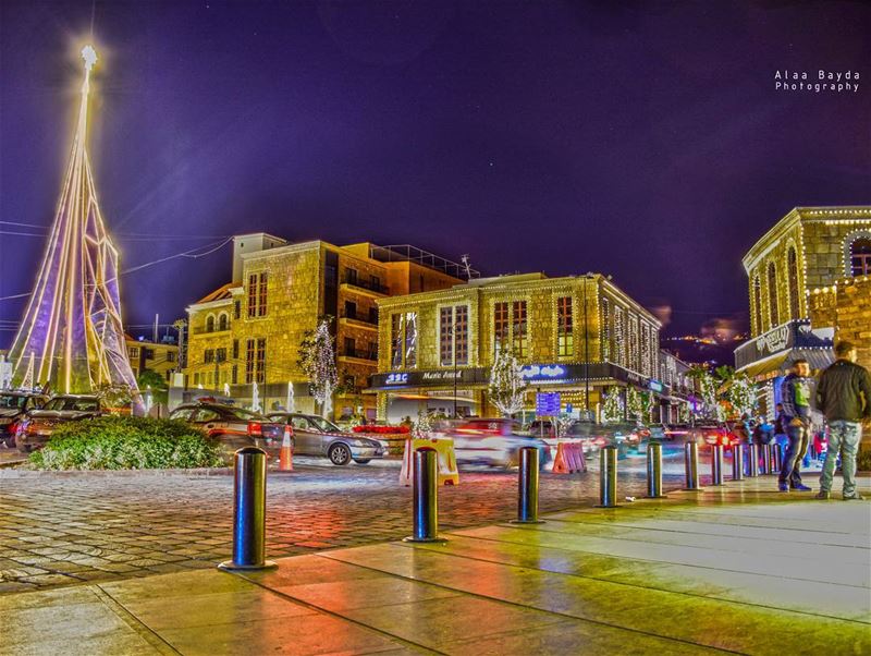  jbeil byblos christmastree decoration lebanon oldsouk city lights stars...