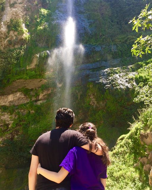 Jezzin's waterfall 🏞.............. lebanon  jezzine ... (Wadi Jazzin, Al Janub, Lebanon)