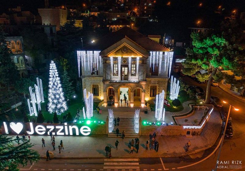 Jezzine Tonight 🎄...  jezzine  lebanon  dji  drones  quadcopter ... (Jezzine District)