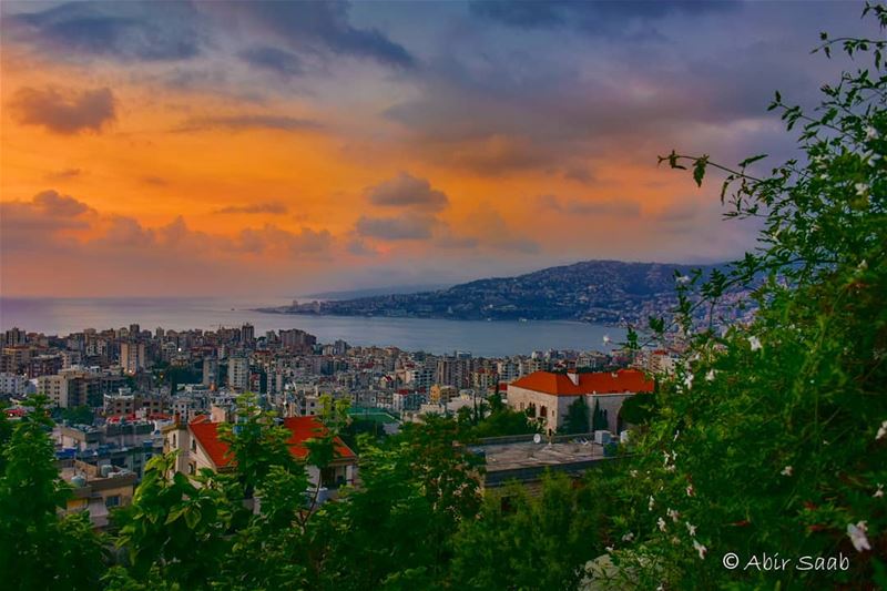 Jounieh bay from Zouk Mikael at sunset time lebanon  zouk  jounieh ... (Zouk Mikael)