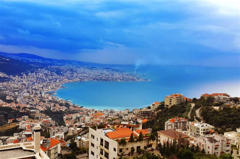 Jounieh bay on a winter's day   bay  sea  mediterrian  winter  jounieh ... (Adma, Mont-Liban, Lebanon)